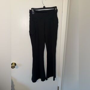 Women's Black Flared Pants(3)